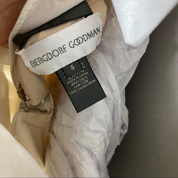 Zac Posen | Silk Ruffle Ivory Cream Dress Size 8 - Picture 4 of 12